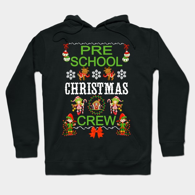 Pre School Teacher Student Christmas Classroom Christmas Hoodie by Kimmicsts